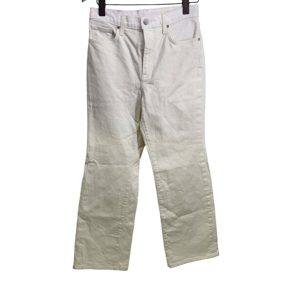 BLDWN Jeans High Rise Relaxed Powder‎ White Womens Size 28 - Picture 2 of 14